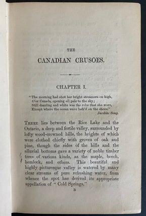 Canadian Crusoes. A Tale of the Rice Lake Plains