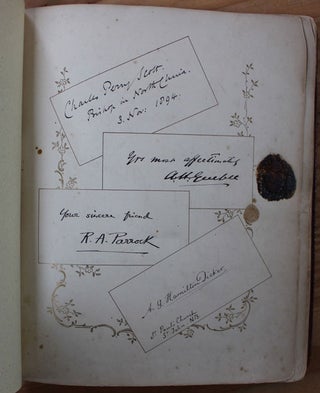 Autographs book - Primarily clergy from Canada and International