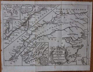 Item #2202 A New Chart of the River St. Lawrence from the island of Anticosti to Lake Ontario....