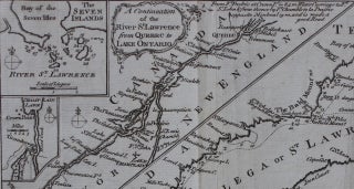 A New Chart of the River St. Lawrence from the island of Anticosti to Lake Ontario