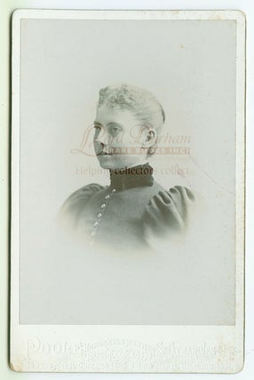 Item #2295 Vintage Photograph Of a Pretty Young Woman Poole photo studio of St. Catharines,...