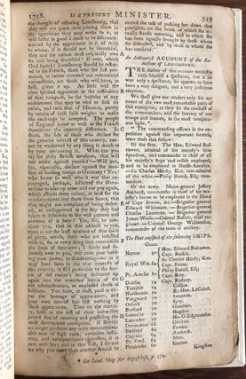 The London Magazine for Month of November 1758, or Gentleman’s Monthly Intelligencer