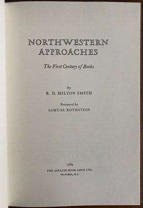 Northwestern Approaches: The First Century of Books