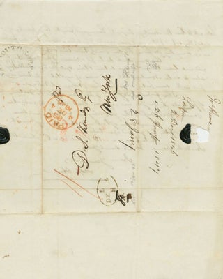 [partial] Joseph Hume 1846 Autograph Letter Signed with content relating to free trade
