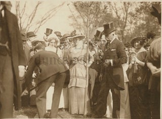 Photo of Sir William Mulock and others at a ceremony