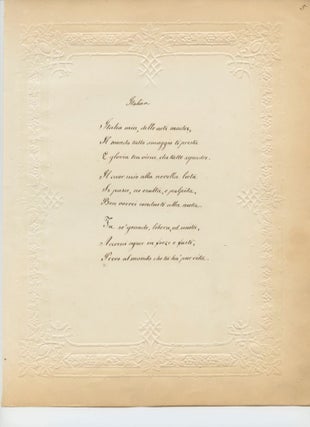 Signature of Victor Emanuel II (Vittorio Emanuele Maria Alberto Eugenio Ferdinando Tommaso) and five other ephemera items