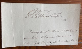 Item #4883 Document section with signature of William IV. William IV of the United Kingdom