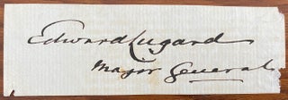 Item #4903 Cut signature of Sir Edward Lugard. Sir Edward LUGARD