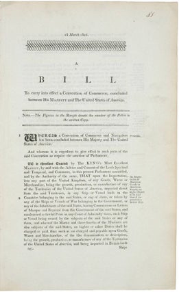 Item #5494 A collection of three rare and important 1816 British War of 1812 legal documents (a...