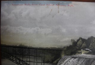 Two Niagara Falls prints - American Falls from Goat Island and Horseshoe Falls from Goat Island