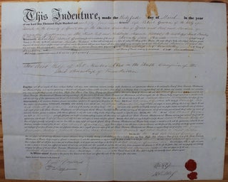 Item #7464 Indenture for the sale of land in the Township of Enniskillen in the County of Lampton...