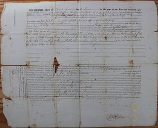 Item #7467 Indenture for the sale of land in the Township of Enniskillen, in the County of Kent...