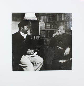 Item #7546 Large silver gelatin photograph of Derek Walcott and Ben Okri by Lucinda...