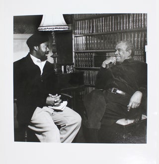 Large silver gelatin photograph of Derek Walcott and Ben Okri by Lucinda Douglas-Menzies