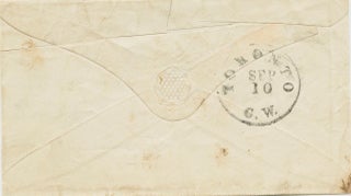 Stampless cover to Hon. Joseph Couchon