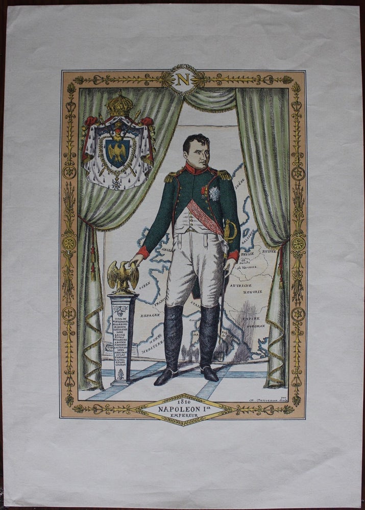 Item #7711 Napoleon 1st Empereur 1810 print. Daniel DERVEAUX.