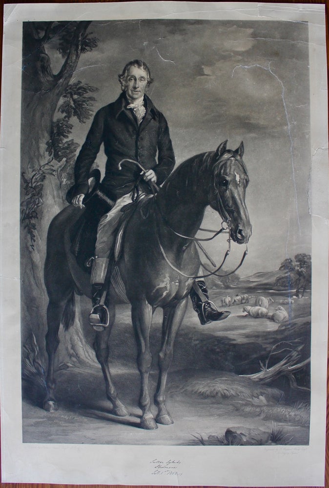 Item #7714 Sir Tatton Sykes print. Sir Tatton SYKES, 4th Baronet , Sir Francis GRANT, George Raphel WARD, 1772–1863, after, engraver.
