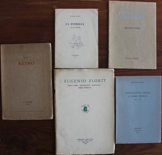 Item #7847 Eugenio Florit 5 early first editions from 1933 to 1955 signed Spanish books...