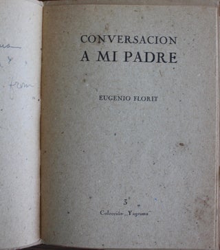 Eugenio Florit 5 early first editions from 1933 to 1955 signed Spanish books collection