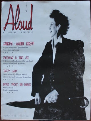 Item #7850 ALOUD - A Literary Quarterly- Volume 1, Issue 1, Spring 1987 [layout mock-up]....