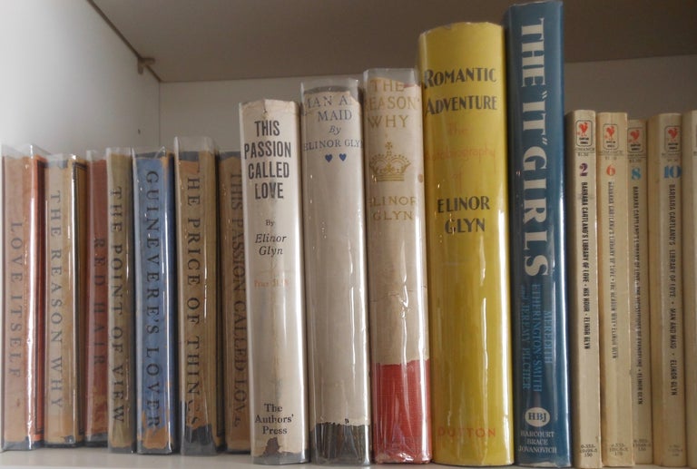 Item #7893 Elinor Glyn Books & Ephemera collection [168 items]. Elinor GLYN, née Sutherland.