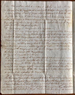 Draft of Church Constitution letter [Missionary Synod of the United Secession Church in Upper Canada]
