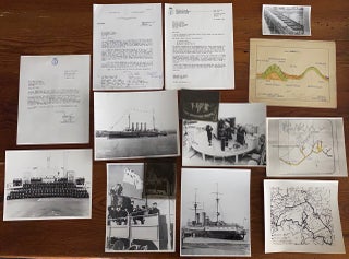 Item #8178 Collection of a group 13 items of miscellaneous, ephemera, letters and photographs of...