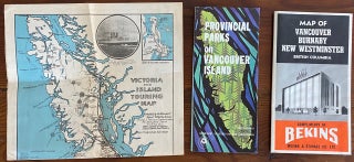Item #8276 3 Vancouver, Victoria BC related maps
