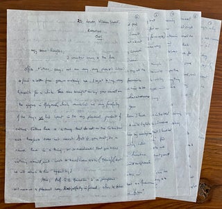 Arnold Edinborough 12 holograph letters