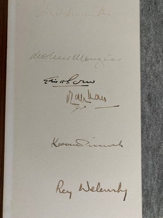 The 1960 Commonwealth Prime Ministers' Conference signed group photo of all 11 attendees.