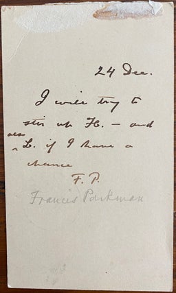 Francis Parkman Jr. collection