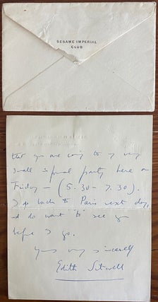 Edith Sitwell Letters collection