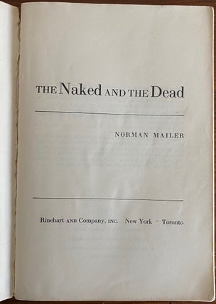 Norman Mailer Letters and Book collection