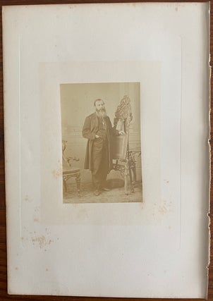 Item #8335 [Honorable Joseph Cauchon] albumen photo. Joseph-Édouard CAUCHON, William...