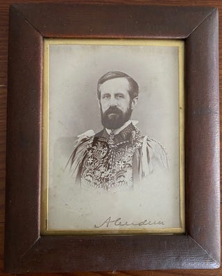 Item #8370 Lord Aberdeen signed photo. John Campbell 1st Marquess of Aberdeen and Temair...