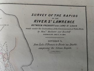 Maps, Reports, Estimates &c, relative to Improvements of the Navigation of the River St. Lawrence and a proposed Canal connecting the River St. Lawrence and Lake Champlain. Laid before the Legislative Assembly during the 2nd Session, 5th Parliament, 1856