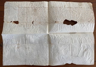 Item #8468 Charles de Montmorency, Duke of Damville signed document. Charles de Montmorency...