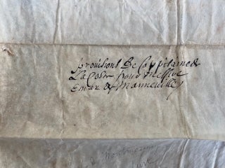Charles de Montmorency, Duke of Damville signed document