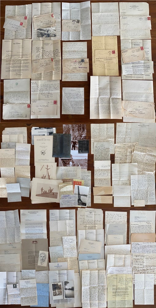 Item #8519 Zane Grey large collection of 89 letters and ephemera. Zane GREY.