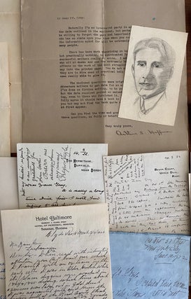 Zane Grey large collection of 89 letters and ephemera