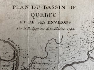 Plan du Bassin de Quebec et de ses environs