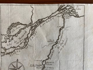 Carte de la Riviere de Richelieu et du Lac Champlain