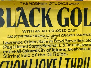 Black Gold Three Sheet large poster (41x81 inches) (3 original flat sections)