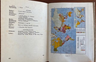 Philo-Atlas. Handbuch für die Jüdische Auswanderung. Mit 20 mehrfarbigen Karten, über 25 Tabellen und Übersichten, über 600 Stichworten au 280 Textspalten.