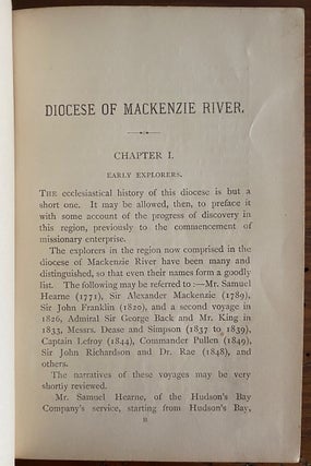 Diocese of Mackenzie River.