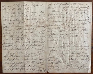 Holograph letter from Alpheus Todd to Alexander Morris