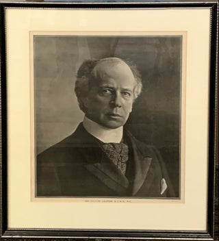 Item #8728 Sir Wilfrid Laurier. G.C.M.G., P.C. framed litho print. William BRYCE, Sir Wilfrid...
