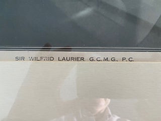 Sir Wilfrid Laurier. G.C.M.G., P.C. framed litho print