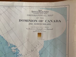 Orographical Map of the Dominion of Canada and Newfoundland