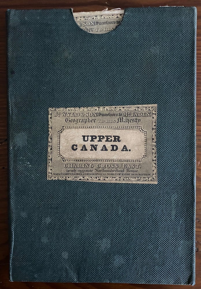 Item #8741 A Map of the Province of Upper Canada. James WYLD.